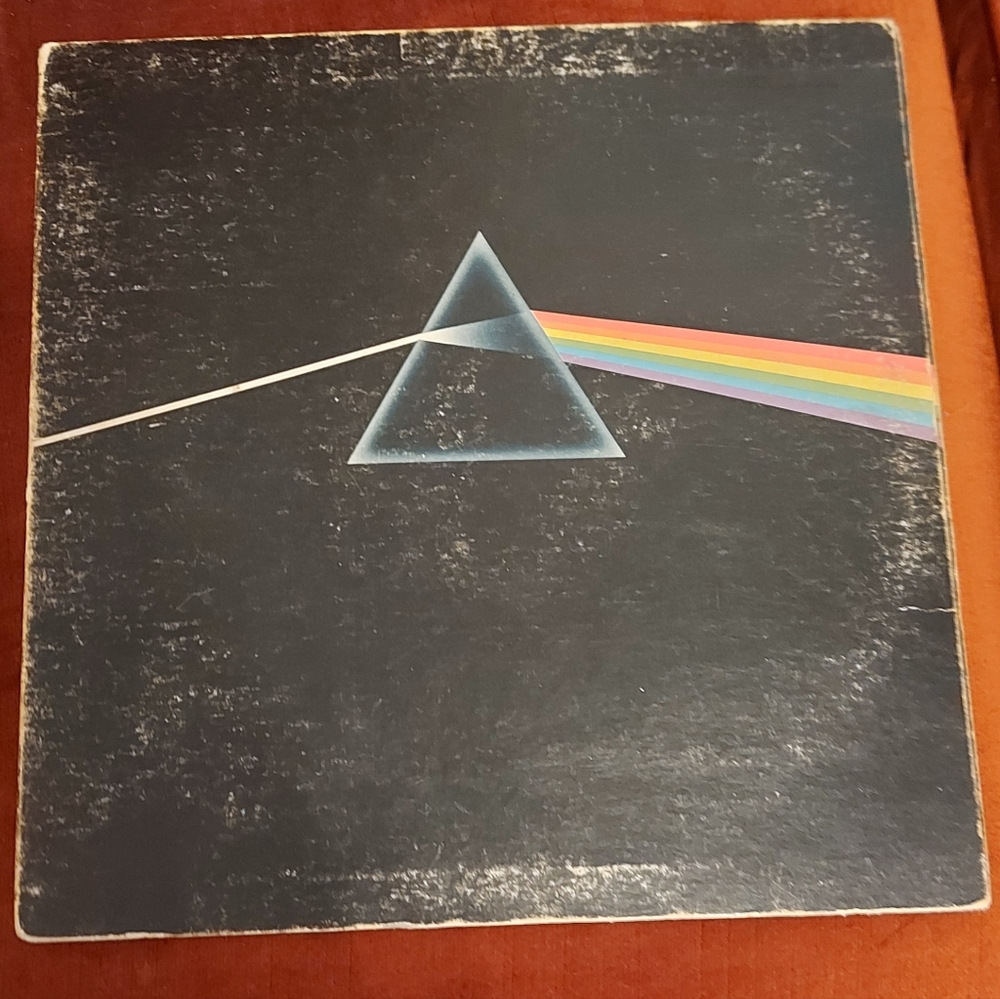 Classic Pink Floyd Dark Side of the Moon Vinyl Album Cover